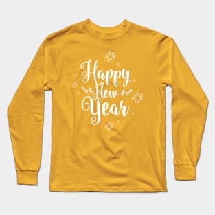 Happy New Year Sparkle Long Sleeve T-Shirt